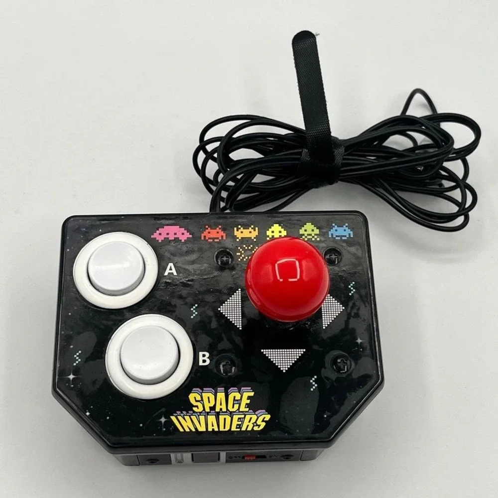 Space Invaders Plug & Play Arcade Joystick Controller Jakks Pacific‎ 2011 Tested